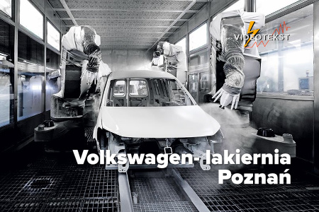 Badania parametrów mocy i współczynnika mocy w Volkswagen Poznań - Lakiernia - Videotekst Poznań - Wiesław Czyż